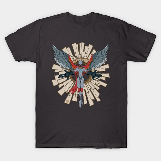 Guardian Angel Light T-Shirt by spotcolor